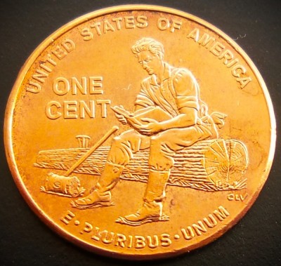 Moneda 1 CENT - SUA, anul 2009 * cod 31 = UNC foto
