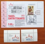 AUSTRIA--2000 ''-Tiket WIPA 2000''-nestampilat-MNH-Vezi-Scan