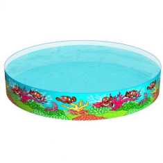 Piscina Rotunda Bestway cu Imprimeu Ocean, Dimensiuni 244x46cm foto