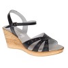 Sandale Dama Piele Naturala Ciucaleti S55NBOX, Platforma, Negre, Marimi 35-41