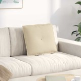 vidaXL Perna pentru spate Crem 50 x 19 x 45 cm țesătură 42014622