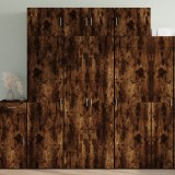 Dulap depozitare stejar fumuriu 70x42,5x225 cm lemn prelucrat