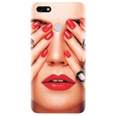 Husa silicon pentru Huawei Y6 Pro 2017, Rings On All Fingers