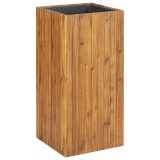 Strat &icirc;nălțat de grădină, 43,5x43,5x90 cm, lemn masiv de acacia