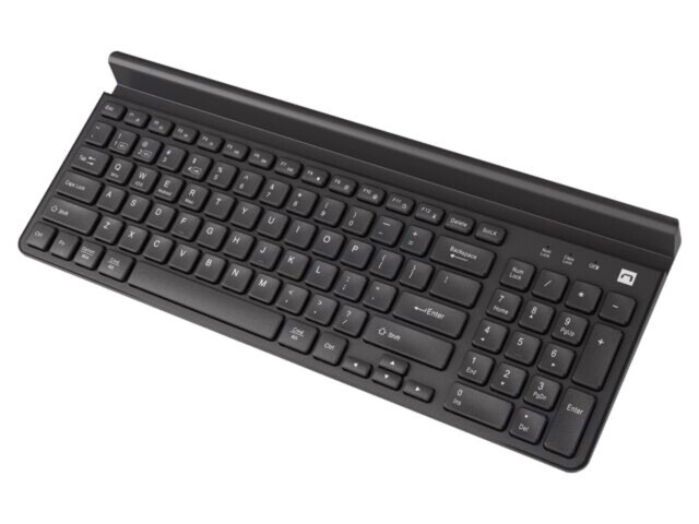 Tastatură neagră wireless NATEC USB A US layout 108 butoane