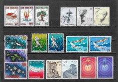 C5707 - lot San Marino timbre nestampilate MNH,serii complete