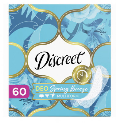 Absorbante Discreet Deo Spring Breeze 60 buc foto