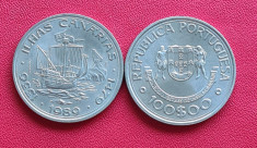 Portugalia 100 escudos 1989 Ilhas Canarias foto