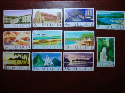 ST LUCIA 1970 TURISM MH foto