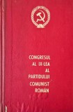 Congresul IX Partidul Comunist Roman carte anticariat 1965