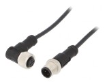 Cablu senzori/automatizări M12-M12 1m