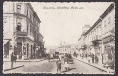 Carte Postala Romania Cluj Kolozsvar Strada Miklos - Transilvania 1916