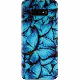 Husa silicon personalizata pentru Samsung Galaxy S10 Lite, Blue Butterfly