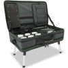 NGT Carp Bivvy Table System - Rig Wallet, Glug Pot, Lead Bag, Bivvy Table and Case System