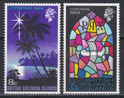Solomon 1969 - Crăciun, MNH foto