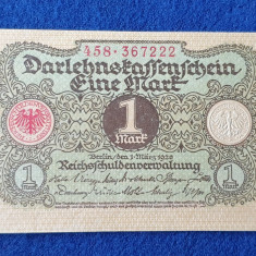 Bancnota veche Germania - 1 Marca 1920 - in stare foarte buna