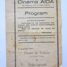 M3 C18 - Program cinematograf - Cinema Aida - anii 1930