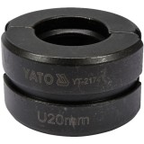 Yato YT-21741 - Capete presare pentru inele interschimbabile U20 YT-21735