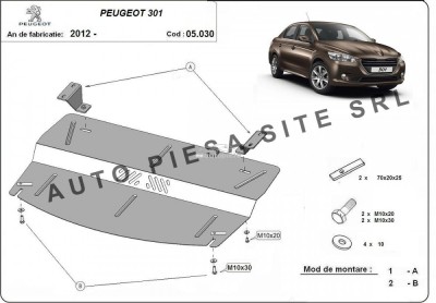 Scut metalic motor Peugeot 301 fabricat incepand cu 2012 APS-05,030 foto