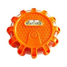 LED Lumina Lampa Stroboscopica Girofar Avertizare Intermitenta Magnetica 100mm 12V 24V