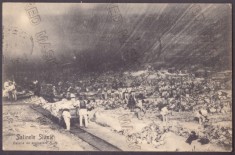 4419 - SLANIC PRAHOVA, Salt Mine, Romania - old postcard - used - 1909