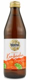 Kombucha Bio cu Ghimbir si Lime, 330ml, Biona - Bautura Fermentata Sanatoasa