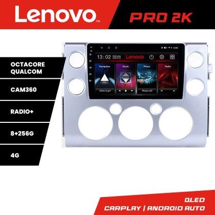 Navigatie Toyota FJ Cruiser 2006-2020 Android radio gps internet 8 core QLED 2K 8+256 360 Lenovo CarStore Technology