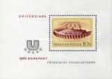 Ungaria 1965 - Universiada, colita neuzata