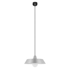 Pendul sfera GoodHome Gammuse, gri, cablu reglabil, 1xE27, design modern