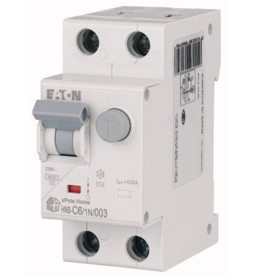 Diferential 6A 1P+N C 30mA 6kA Xpole Eaton HNB-C6 1N 003 foto