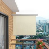 vidaXL Copertină laterală multifuncțională balcon, crem, 150 x 200 cm 143715