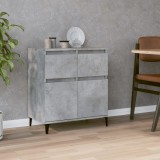 vidaXL Servantă, gri beton, 60x35x70 cm, lemn prelucrat