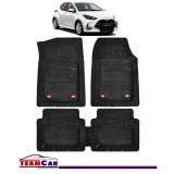 Covorase Auto TeamCar&reg; Tip Tavita Compatibile Toyota Yaris Generatia IV (2020+) Negru Material Rezistent, Cauciuc