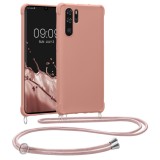 Cumpara ieftin Bumper kwmobile pentru Huawei P30 Pro, Silicon, Roz, 60035.154