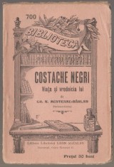 Gh. N. Munteanu-Barlad - Costache Negri. Viata si vrednicia lui foto