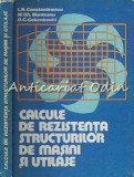 Calcule De Rezistenta Structurilor De Masini Si Utilaje - I. N. Constantinescu