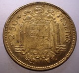 2.206 SPANIA FRANCO 2,5 PESETAS 1953/56 XF