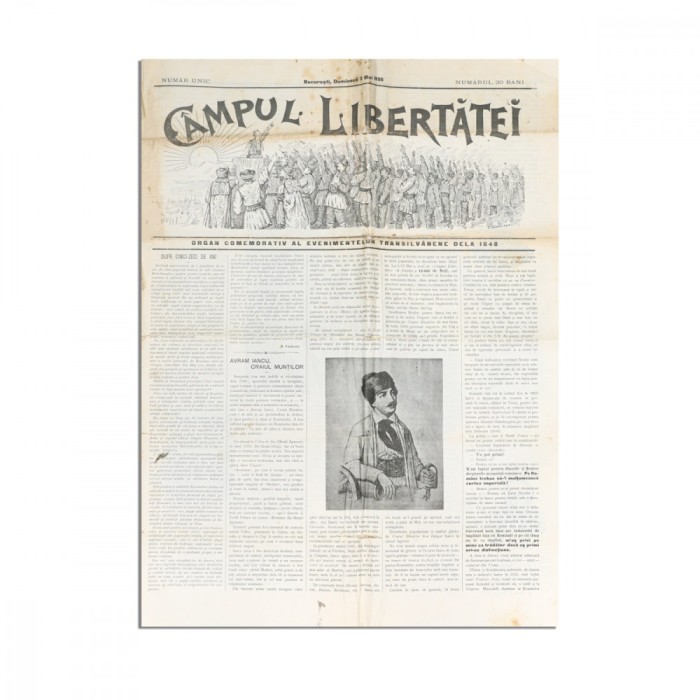 Publicația &bdquo;C&acirc;mpul Libertății&rdquo;, număr unic, 3 mai 1898