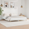 Cadru de pat, alb, 150x200 cm, lemn prelucrat, vidaXL
