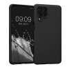 Husa compatibila cu samsung galaxy m53 5g, matte efect, camera ultra safe, htpmag, black