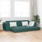 vidaXL Canapea extensibilă de podea Verde &icirc;nchis 245 x 78 x 77 cm 4106719