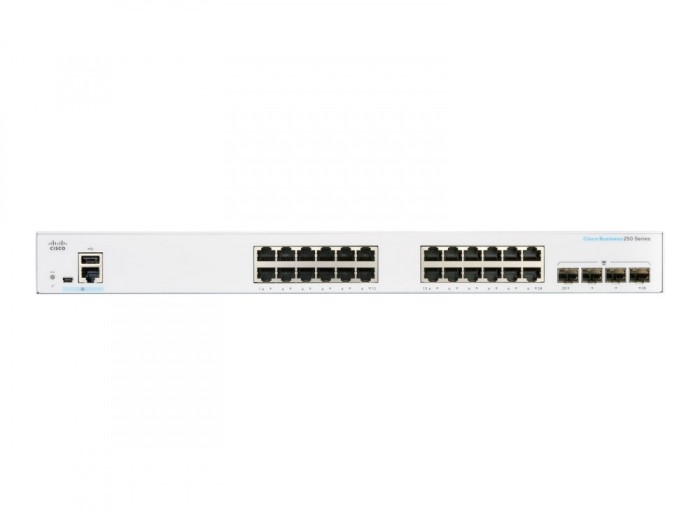 Cisco CBS250-24T-4G-EU Smart 24-port GE, 4x1G SFP