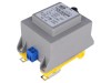 Transformator &Icirc;ncapsulat INDEL 25VA 230V 12V TSZS 25/005M Montare Sina DIN Clasa II IP00