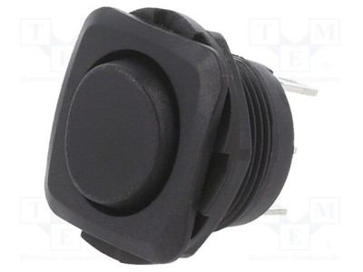 Rocker Switch SP3T 10A/28VDC Negru - SWITCH COMPONENTS foto