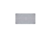 Covoras decorativ catifelat, textura moale, strat interior antiderapant, 150x100 cm, gri
