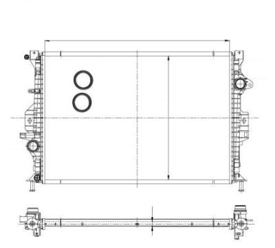 Radiator racire motor Ford C-Max 2, Focus 3, Galaxy (Wa6), Grand C-Max, Kuga I, Mondeo 4 (Ba7), S-Max (Wa6) foto