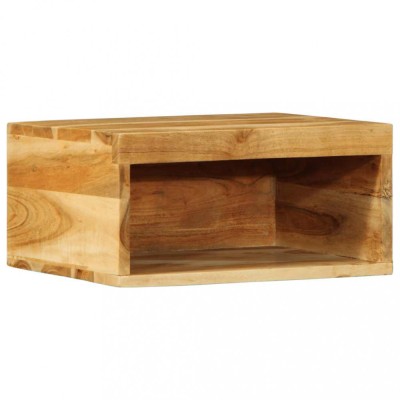 vidaXL Dulap TV montat pe perete 40x30x19 cm, lemn masiv reciclat foto
