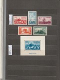 ROMANIA 1946 LP 190 LP 191 REFORMA AGRARA SERIE SI COLITA MNH NESTAMPILATE, Nestampilat