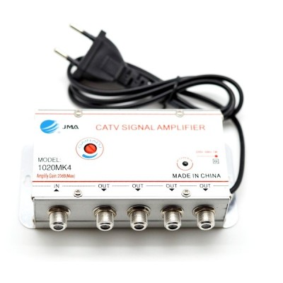 Amplificator Semnal TV 220V 4 Iesiri 8830D4T 20dB 12F015 XXM foto