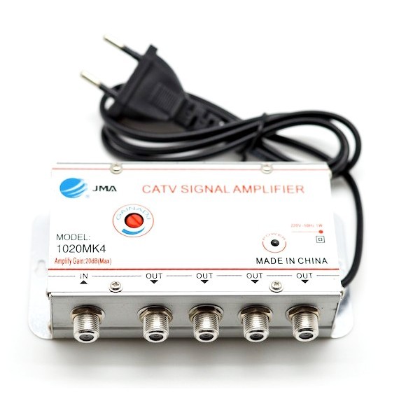 Amplificator Semnal TV 220V 4 Iesiri 8830D4T 20dB 12F015 XXM